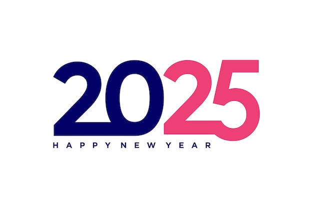 2025 design element vector with creative concept