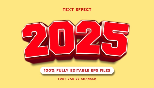 2025 Text Effect