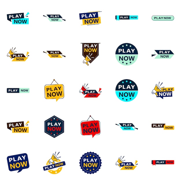 25 Eyecatching Play Now Banners to Grab Attention