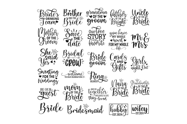 27 Wedding Design Bundle
