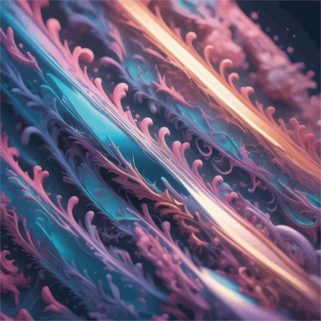 3 d illustration of abstract wave3 d illustration of abstract waveabstract background with colorful