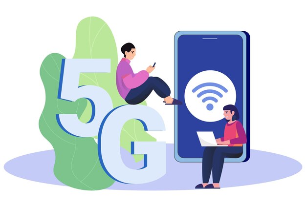3503 G Network Concept Illustration