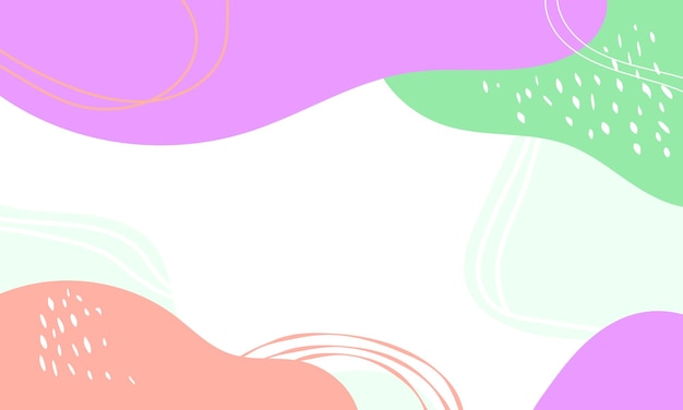 36 Hand drawn flat design abstract doodle background