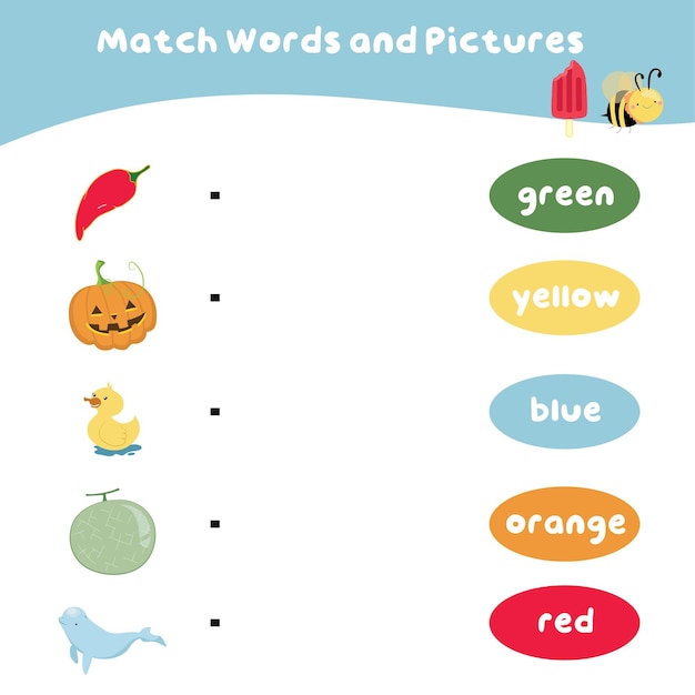 36 Matching Words and Pictures