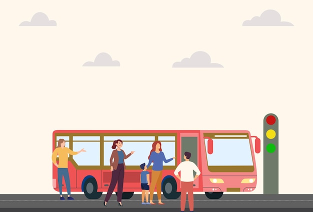 3748 Local Passenger Concept Illustration