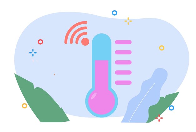3840 Smart Temperature Concept Illustration