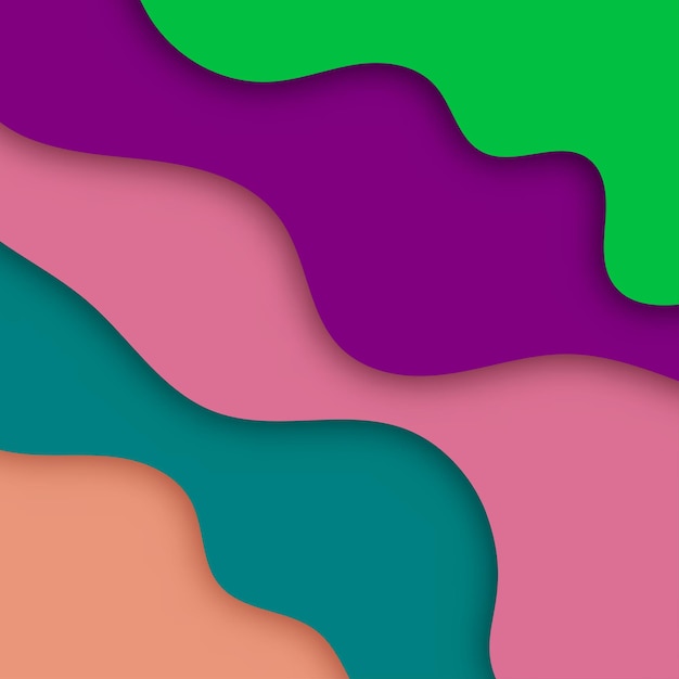 3D abstract background and paper cut shapes. design for business presentations, banners, flyers, posters and invitations. Colorful carving art. vector illustration eps.10