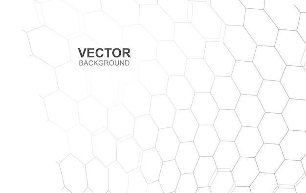 3d abstract white background of embossed surface hexagon,honeycomb modern pattern concept, creative network light style. geometric mesh minimal clean gradient color for chemical.vector illustration
