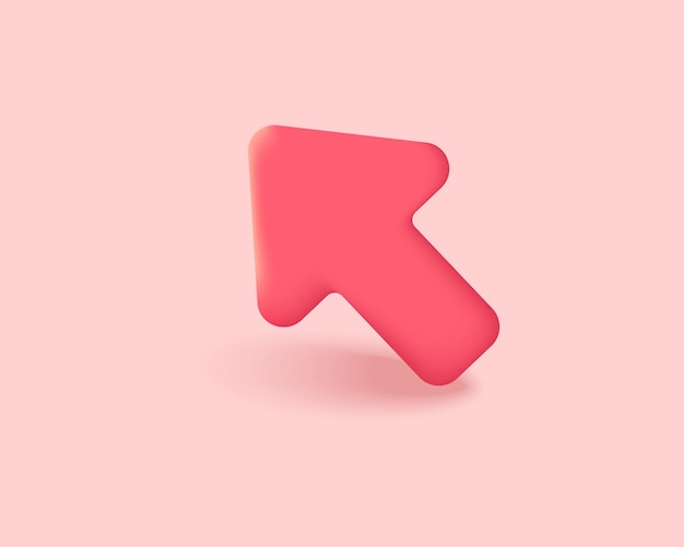 3d arrows realistic icon concept vector image
