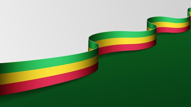 3d background with flag of mali an element of impact for the use you want to make of it