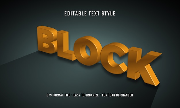 3D bold text effects