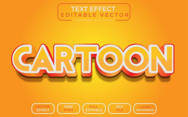 3d editable text effect design
