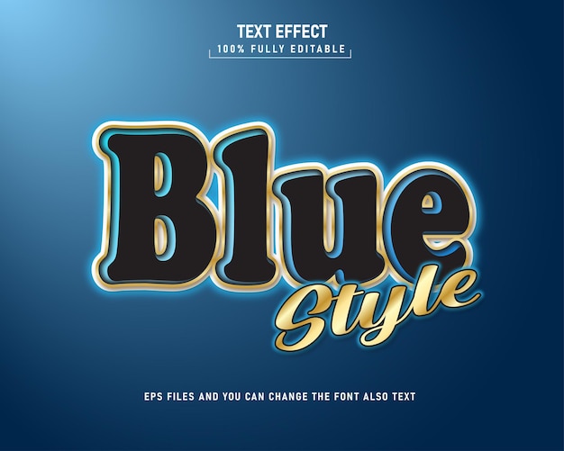 3D Editable text effect
