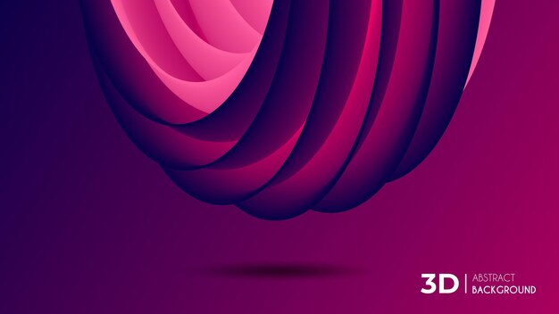 3d Fluid Abstract Background