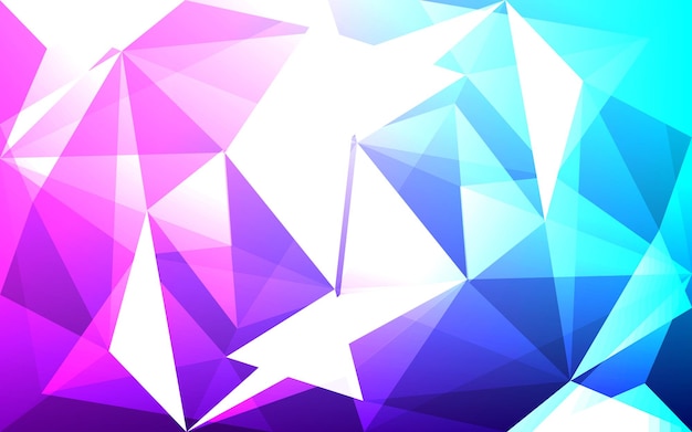 3d glowing colorful polygon texture background