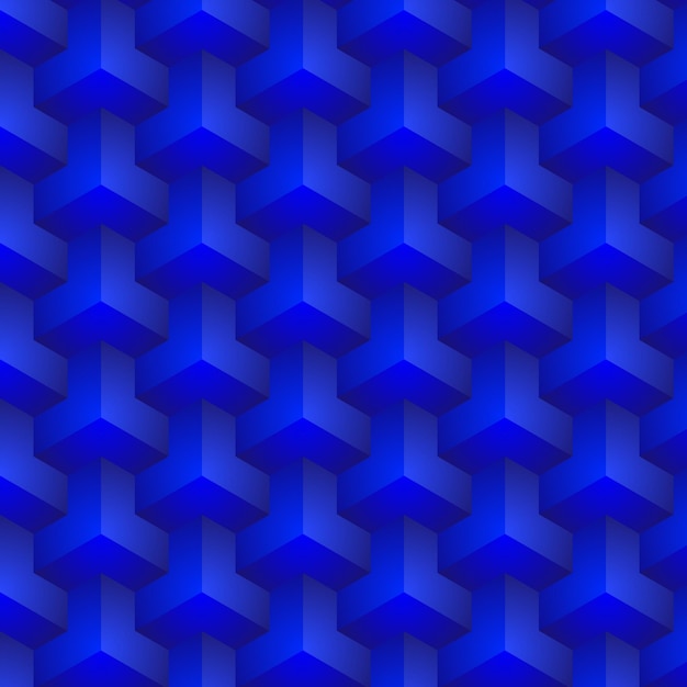 3d hexagon pattern effect