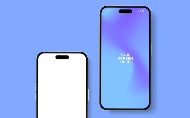 3d high quality smartphone mockup with different angle and isolated background for show mobile app
