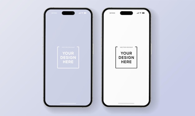 3d high quality smartphone mockup with different angles and isolated background for show mobile app