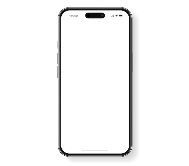 3d high quality smartphone mockup with different angles and isolated background for show mobile app
