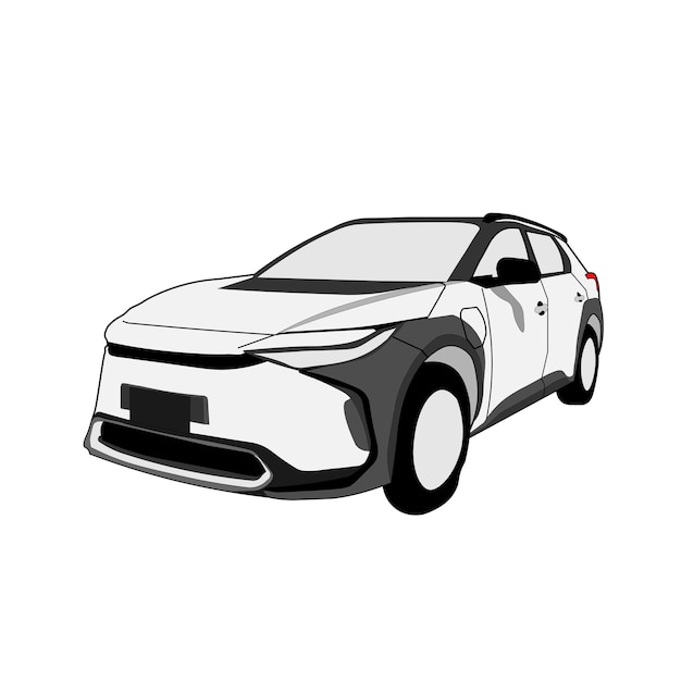 3d logo design vector illustration premium sports car with dark silhouette style