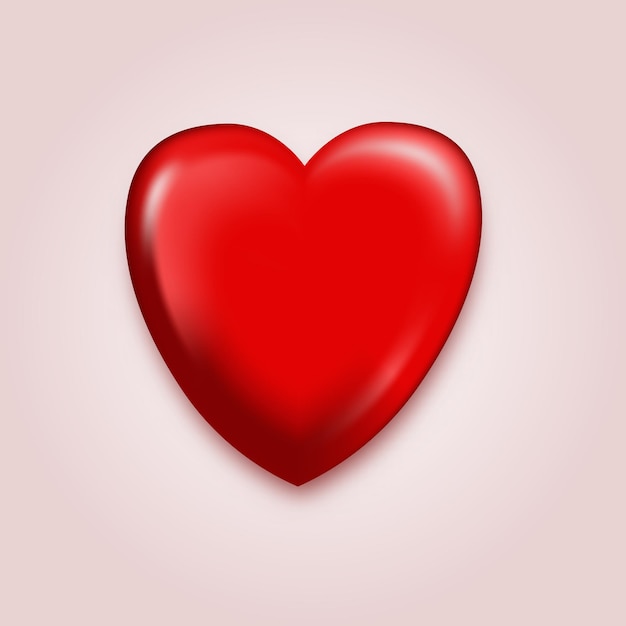 3D Love Asset Vector Illustration