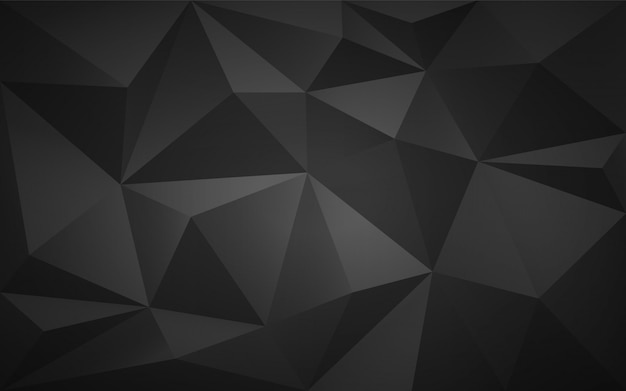 3d low poly dark background.