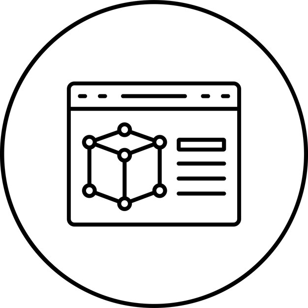 3d Modeling Icon