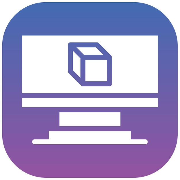 3d Modeling Vector Illustration