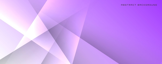 3D purple white geometric abstract background overlap layer on bright space with cutout effect