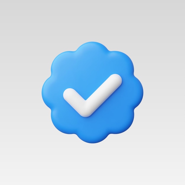 3d Realistic Approved Icon vector illustration
