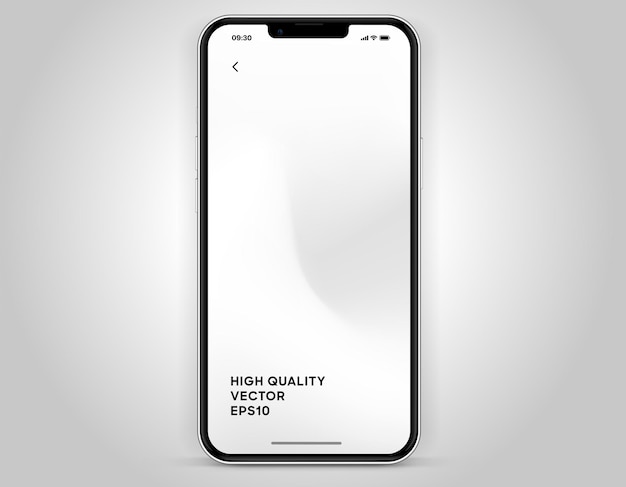 3d realistic high quality smartphone mockup with isolated background smart phone mockup collection