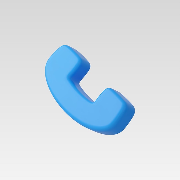 3d Realistic Phone Call vector illustration
