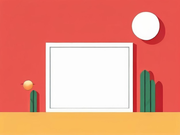 3d rendering of minimal abstract minimal background with empty space for display display 3d re