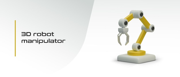 3D robotic rotary manipulator Programmable equipment for production