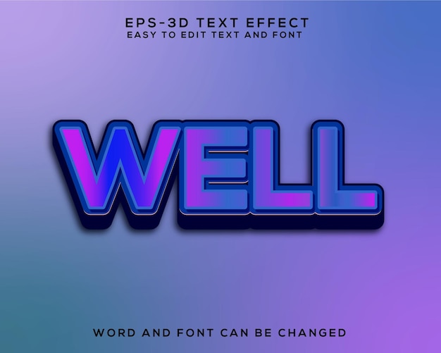 3D tekst effekt