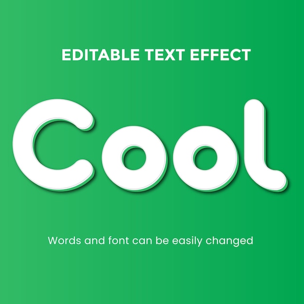 3d text effect design templates