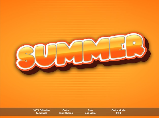 3d Text effect Editable File template
