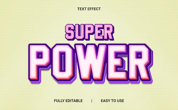 3D Text Effect Fully Editable