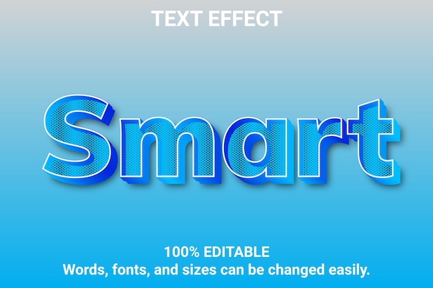 3d text effect template.