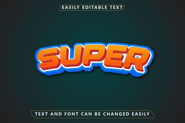 3D Text Effects Template editable text effect Suitable for typeface needs