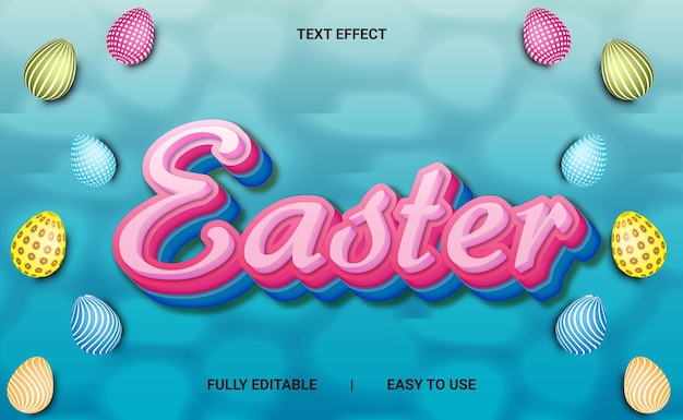 3D-texteffekt fullständigt redigerbar