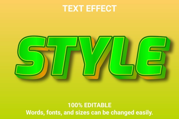 3D-texteffektmall.