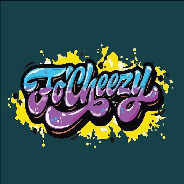 3D Typografi T-shirtdesign