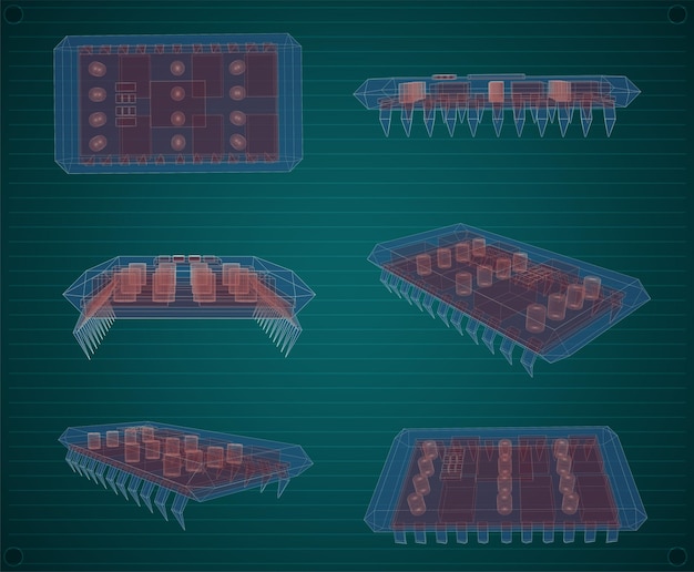 3d vector chip set for computer