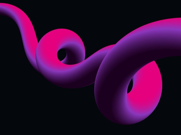 3d vector of fluid gradient background premium download