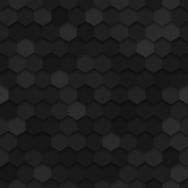 3D Vektor Teknologi Hexagonal Sømløst Mønster