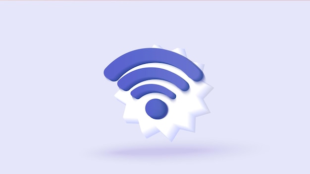 3d wireless connection and sharing network on internet Hotspot access point for digital and online c