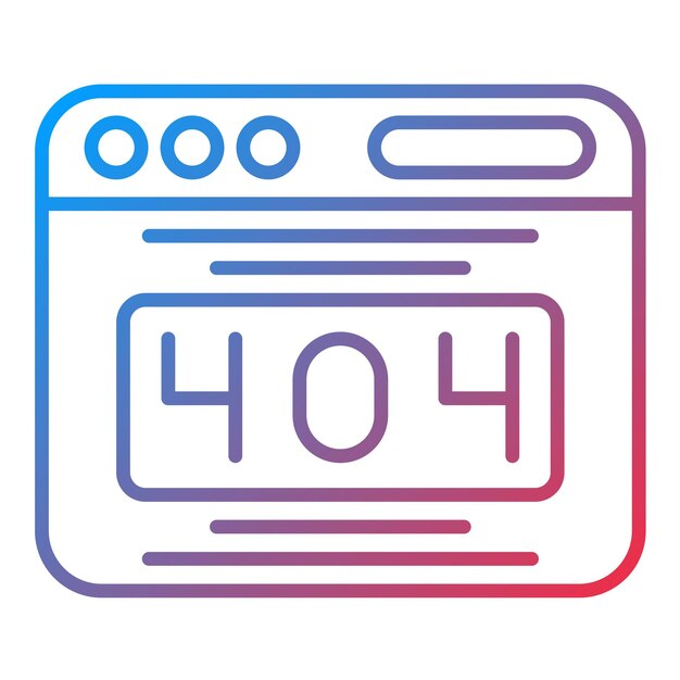 404 error icon vector image can be used for internet marketing