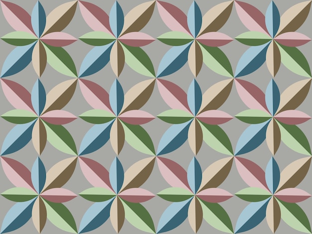 70's Retro Seamless Pattern 60s and 70s Aesthetic Style