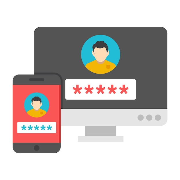 A beautiful design icon of user login